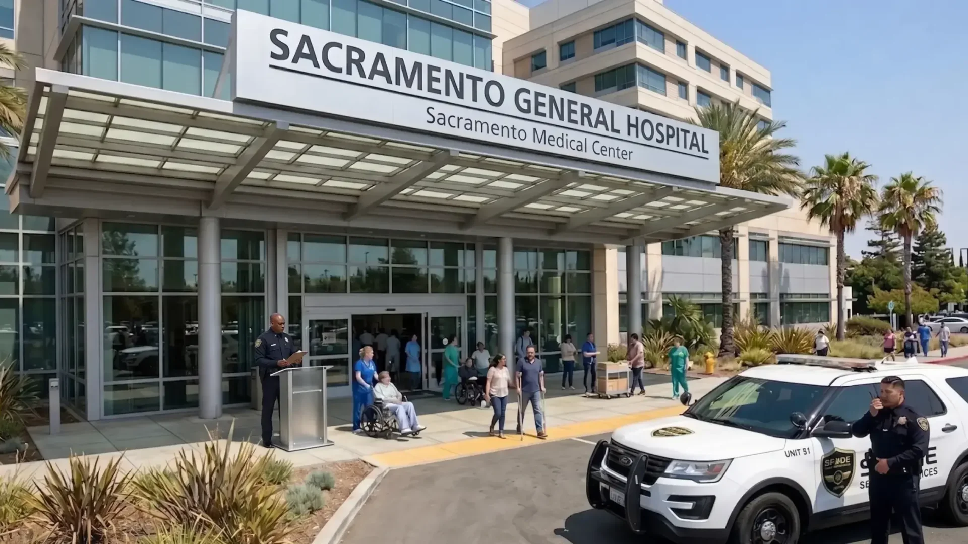 Spade Security on Duty in a Health care facility