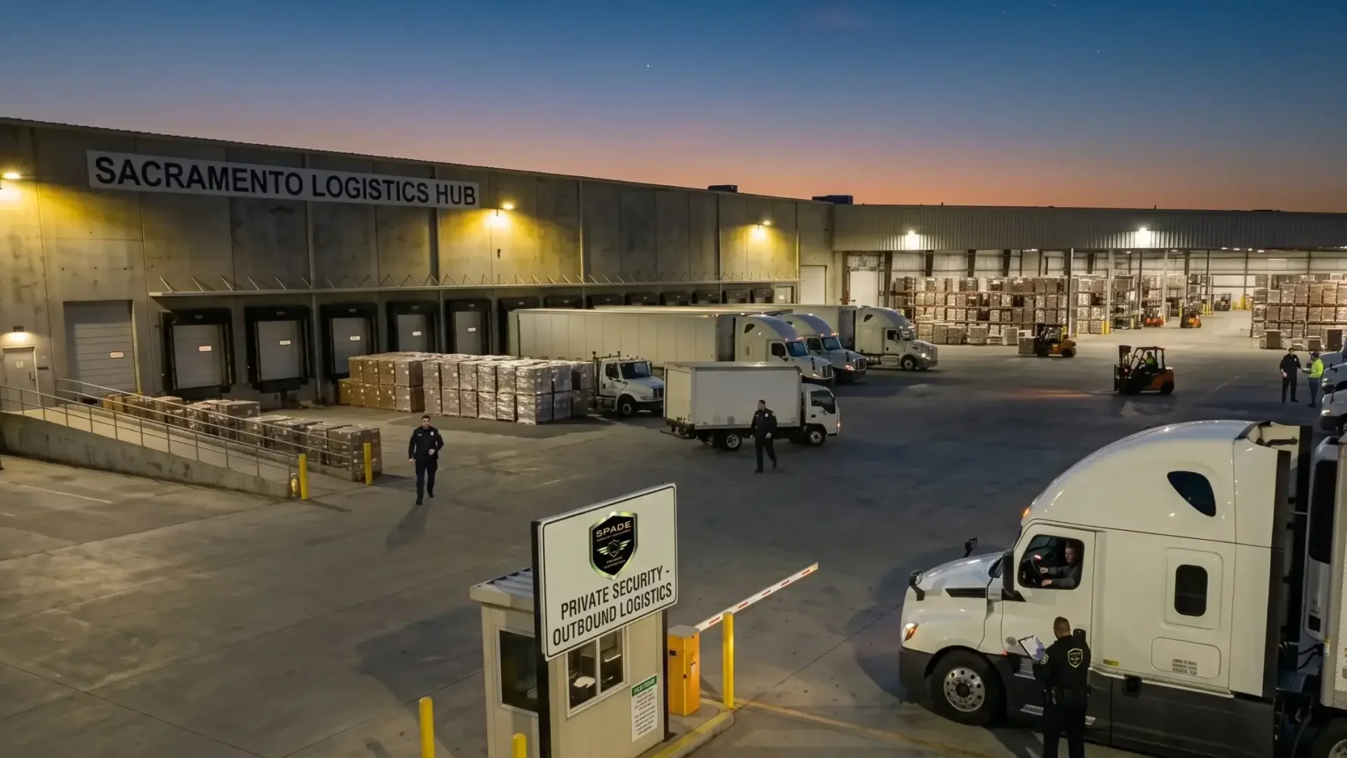 SPADE Security Preventing Thieves in Logistics Warehouse at Sacramento